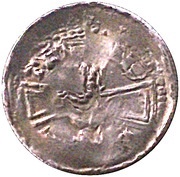 Denier - Bertram, France, 1180-1210 reverse image