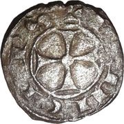 Denier anonymous, France, 1220-1280 reverse image