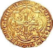 Franc on foot - Louis I of Anjou 1st type reverse image