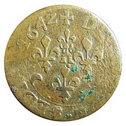 Double of Sedan - Frédéric-Maurice 14th type, France, 1638-1643 reverse image