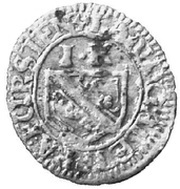 1 Kreuzer - Franz Egon von Fürstenberg, France, 1663-1682 reverse image