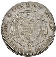 ½ Thaler - Louis Constantin de Rohan, France, 1759 reverse image