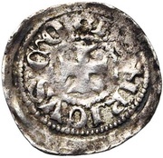 Denier - Henry II, France, 1279-1299 reverse image