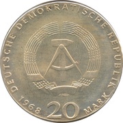 20 Mark Karl Marx obverse image