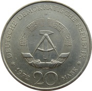 20 Mark Friedrich von Schiller obverse image