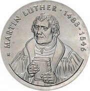 20 Mark Martin Luther - Pattern, Germany, 1983 reverse image