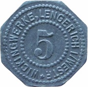 5 Pfennig - Lengerich in Westfalen Wickingwerke obverse image