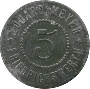 5 Pfennig - Friedrichswerth Eduard Meyer obverse image