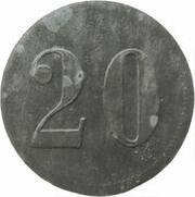20 Pfennig - Görchen Zucker Fabrik, Germany,  reverse image