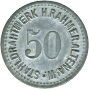 50 Pfennig - Altena Stahldrahtwerk Rahmer obverse image