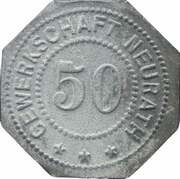 50 Pfennig - Neurath Gewerkschaft obverse image