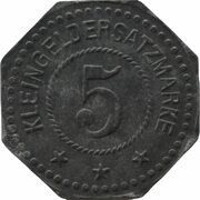 5 Pfennig - Forbach, Germany,  reverse image