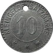10 Pfennig - Breisach, Germany, 1918 reverse image
