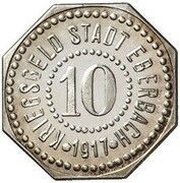10 Pfennig Pattern obverse image