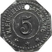 5 Pfennig - Herbolzheim L. Heppe, Germany,  reverse image