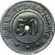 50 Pfennig - Oppenau, Germany,  reverse image