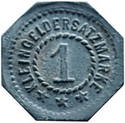 1 Pfennig - Abbach Portland-Abbach A. G., Germany,  reverse image