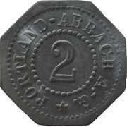 2 Pfennig - Abbach Portland-Abbach A. G. obverse image