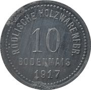 10 Pfennig - Bodenmais Rödlische Holzwarenfabr. obverse image