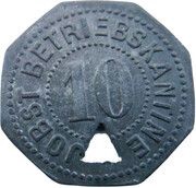 10 Pfennig - Dachau Jobst Betriebskantine obverse image