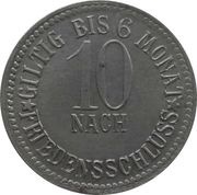 10 Pfennig - Gemünden am Main, Germany,  reverse image