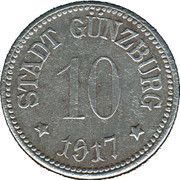 10 Pfennig - Günzburg obverse image