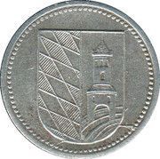 10 Pfennig - Günzburg, Germany, 1917 reverse image