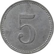 5 Pfennig - Gunzenhausen, Germany, 1917 reverse image