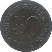 50 Pfennig - Kulmbach, Germany, 1919 reverse image