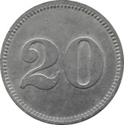 20 Pfennig - München Oskar Kiesel and Cº, Germany,  reverse image