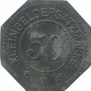 50 Pfennig - Nürnberg Tucher Brauerei, Germany,  reverse image