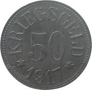 50 Pfennig - Pfaffenhofen am Ilm, Germany, 1917 reverse image