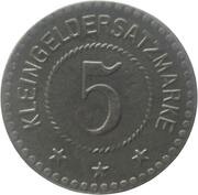 5 Pfennig - Pirmasens, Germany, 1918 reverse image