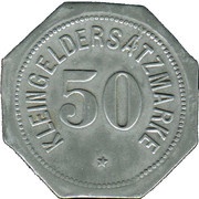 50 Pfennig - Regensburg, Germany, 1917 reverse image