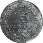 15 Pfennig - Waldkirchen Franz Danzer Bankgeschäft obverse image