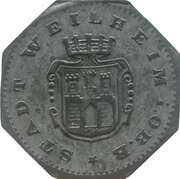 10 Pfennig - Weilheim obverse image
