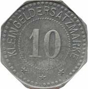 10 Pfennig - Wissing, Germany, 1917 reverse image