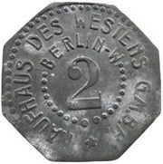 2 Pfennig - Berlin Kaufhaus des Westens GmbH obverse image