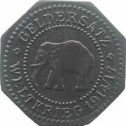 10 Pfennig - Berlin Carl Mampe, Germany, 1914 reverse image