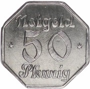 50 Pfennig - Cottbus, Germany, 1921 reverse image