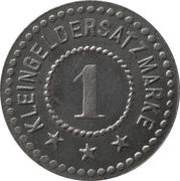 1 Pfennig - Cüstrin, Germany, 1918 reverse image