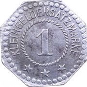 1 Pfennig - Hildesheim Senkingwerk A.G., Germany,  reverse image