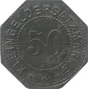 50 Pfennig - Montabaur, Germany,  reverse image