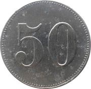 50 Pfennig - Teterow, Germany,  reverse image