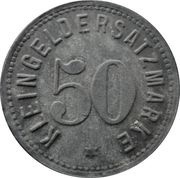50 Pfennig - Bublitz, Germany,  reverse image