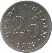 25 Pfennig - Wollin obverse image