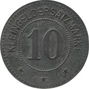 10 Pfennig - Gostyn, Germany, 1917 reverse image