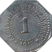 1 Pfennig - Schneidemühl, Germany, 1917 reverse image