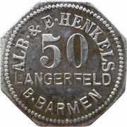 50 Pfennig - Langerfeld Alb. and E. Henkels obverse image