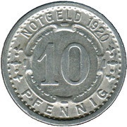 10 Pfennig - Lennep reverse image